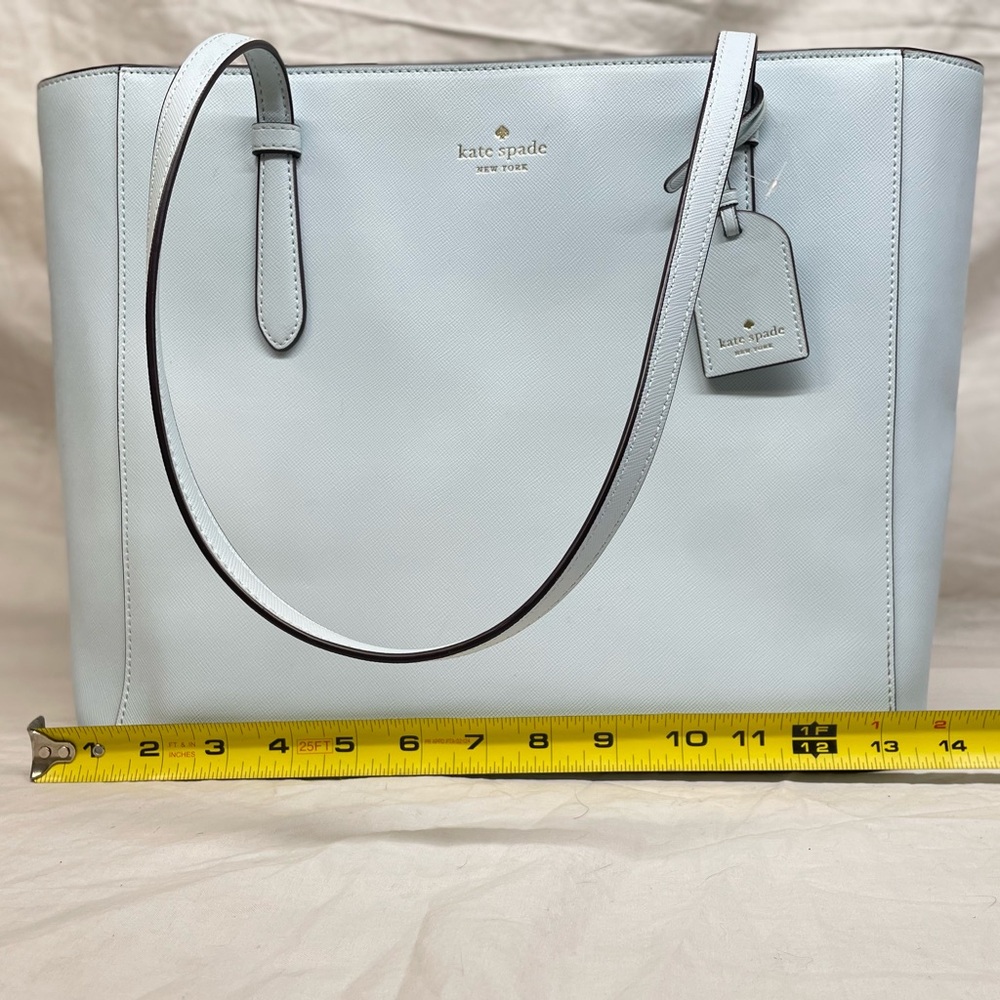 Kate spade light blue large tote - Picture 6 of 9